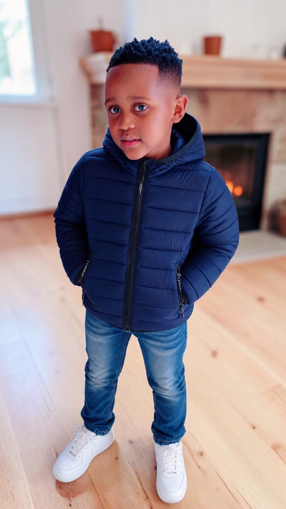 Quilted puffer jacket
