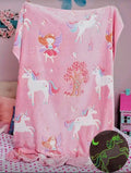 Unicorn Fleece Blanket