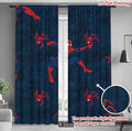2pcs Heroic Spidey Leap Pattern curtains